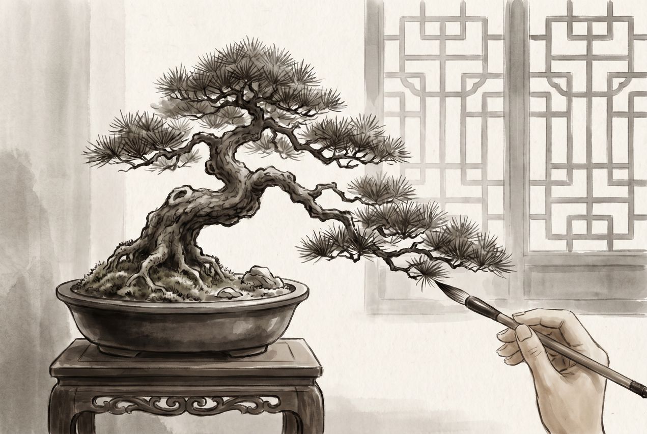 免费菠萝案头清供盆景制作视频教程 - www.3kx7lc.cn